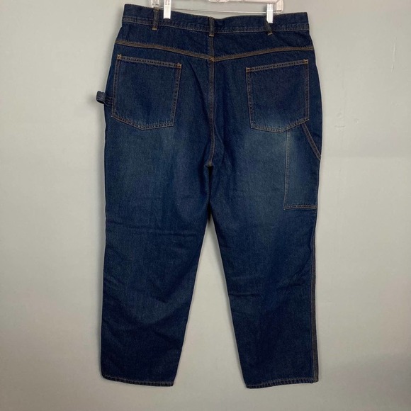ALASKA Bay Outfitters Medium Wash Flannel Lined Carpenter Jeans Men's Size 40x32 - Picture 8 of 12